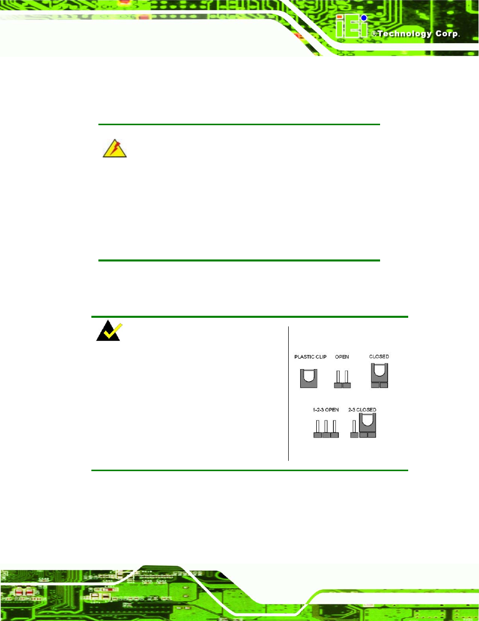 4 jumper settings, Umper, Ettings | Figure 5-7: jumper locations | IEI Integration KINO-9652 v1.11 User Manual | Page 101 / 264