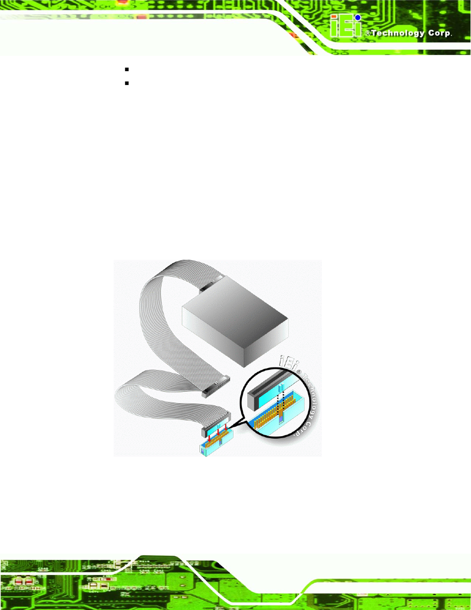 2 ide cable connection, Figure 5-14: ide cable connection | IEI Integration KINO-9652 v1.11 User Manual | Page 111 / 264