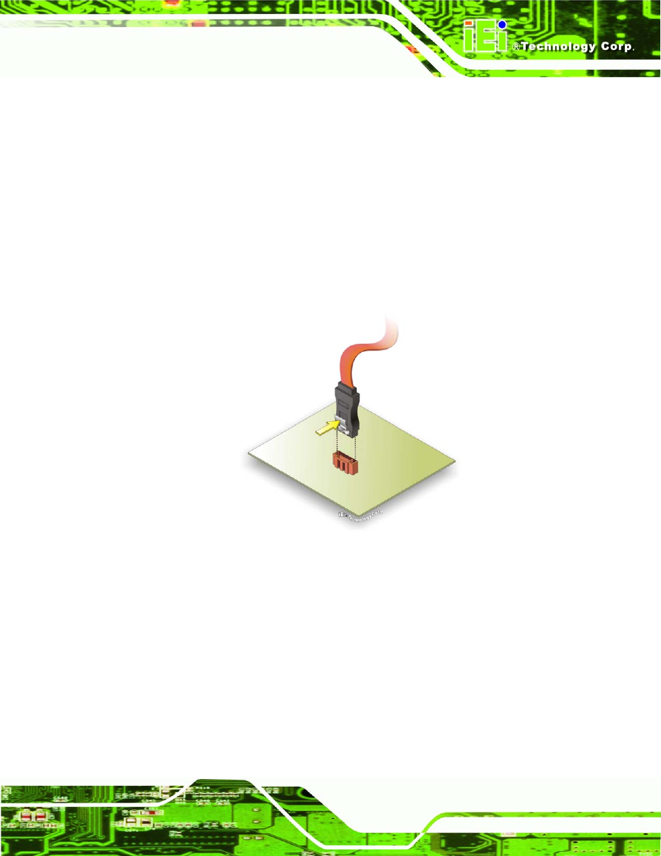 4 sata drive connection, Figure 5-16: sata drive cable connection | IEI Integration KINO-9652 v1.11 User Manual | Page 113 / 264