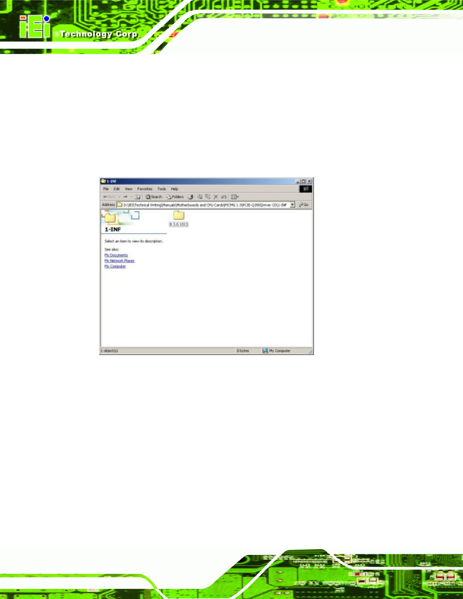 3 intel® chipset driver, Ntel, Hipset | River, Figure 7-3: intel® chipset driver directory | IEI Integration KINO-9652 v1.11 User Manual | Page 174 / 264