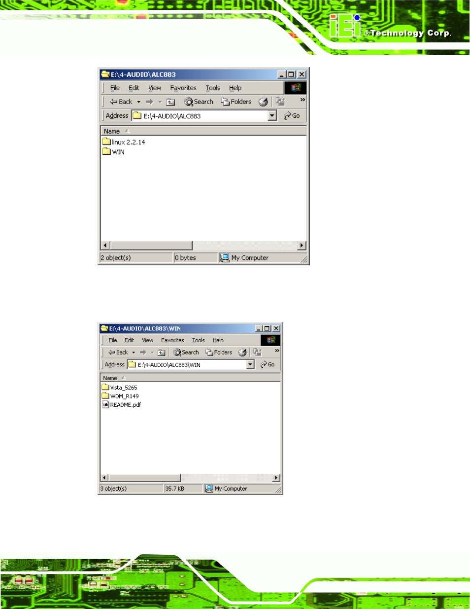 Figure 7-43: select the os, Figure 7-44: select the os version | IEI Integration KINO-9652 v1.11 User Manual | Page 201 / 264