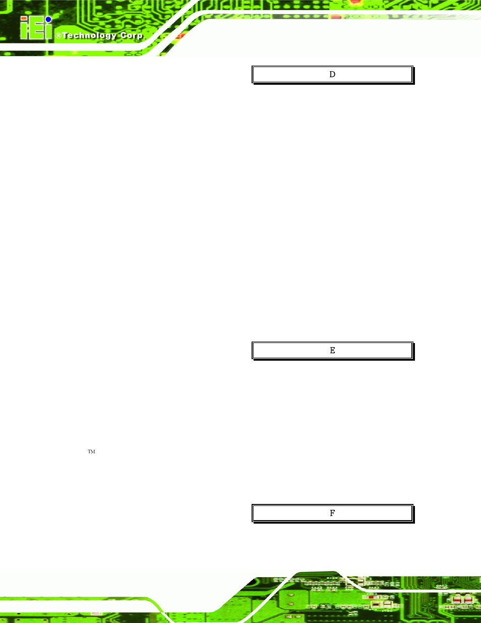 IEI Integration KINO-9652 v1.11 User Manual | Page 261 / 264