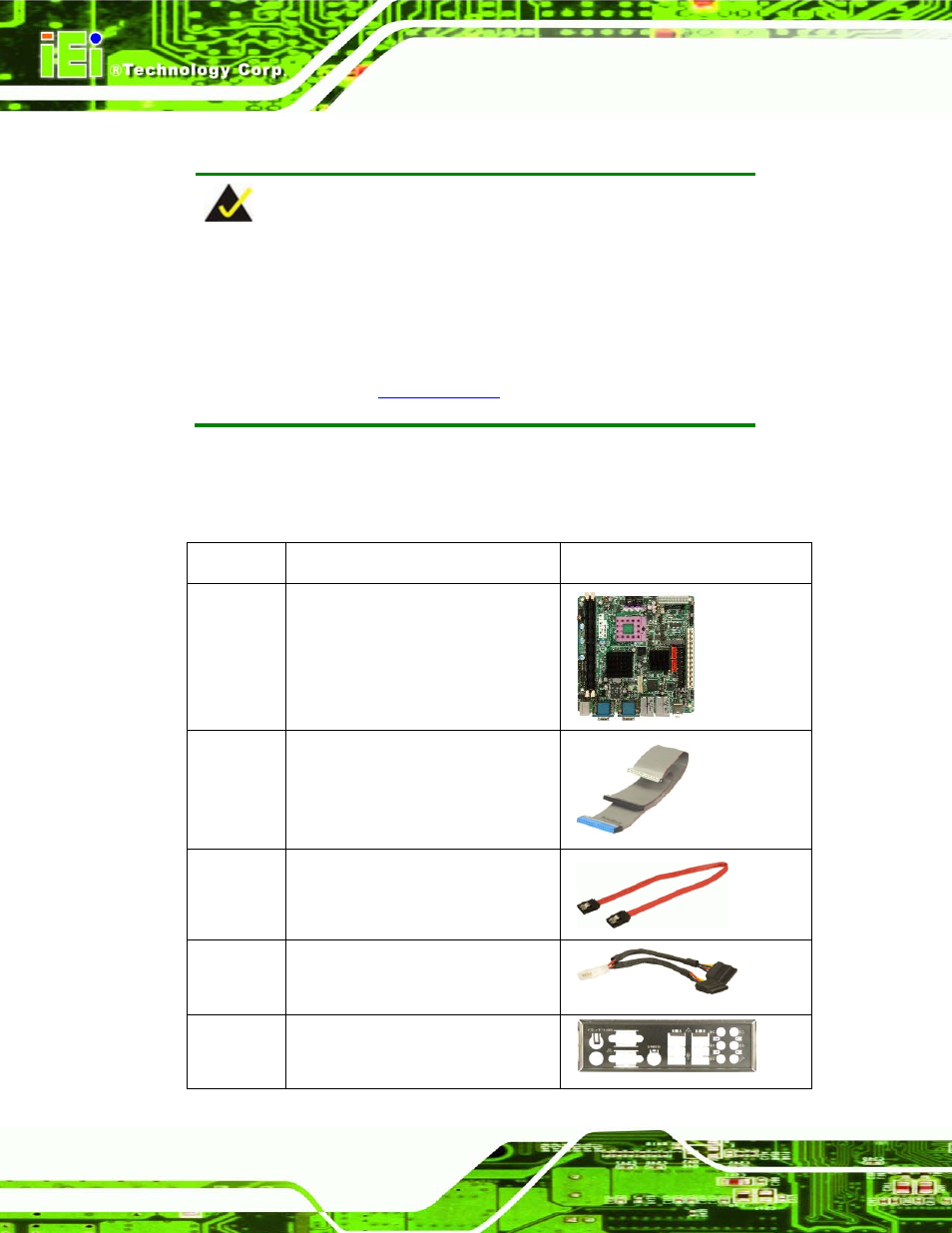 3 unpacking checklist, 1 package contents | IEI Integration KINO-9652 v1.11 User Manual | Page 56 / 264