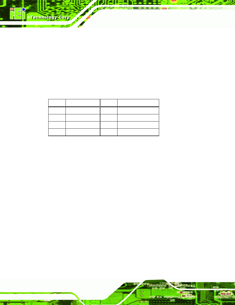 6 usb connector, Table 4-24: external usb connector pinouts | IEI Integration KINO-9652 v1.11 User Manual | Page 90 / 264