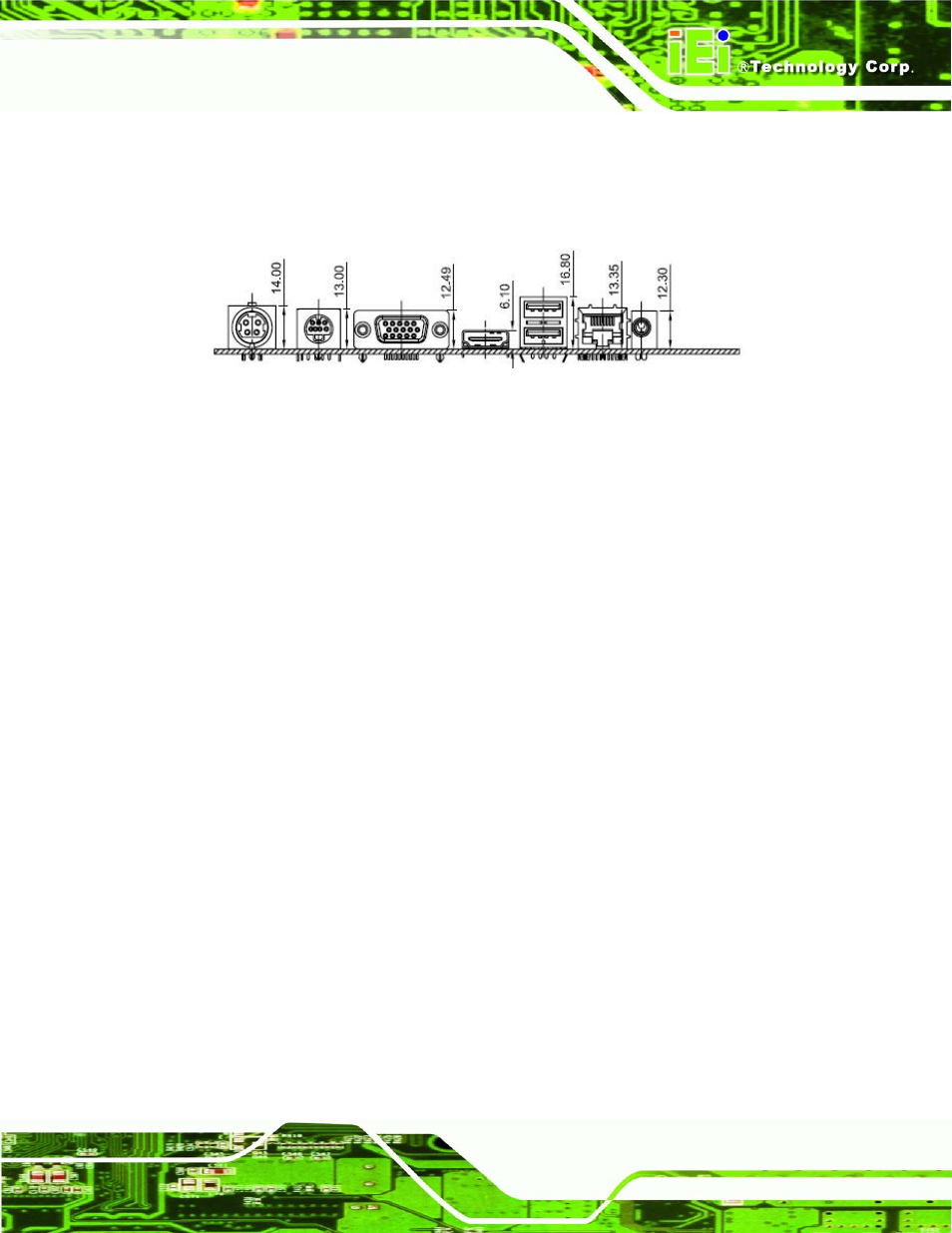 2 external interface panel dimensions | IEI Integration KINO-GM45A User Manual | Page 17 / 129