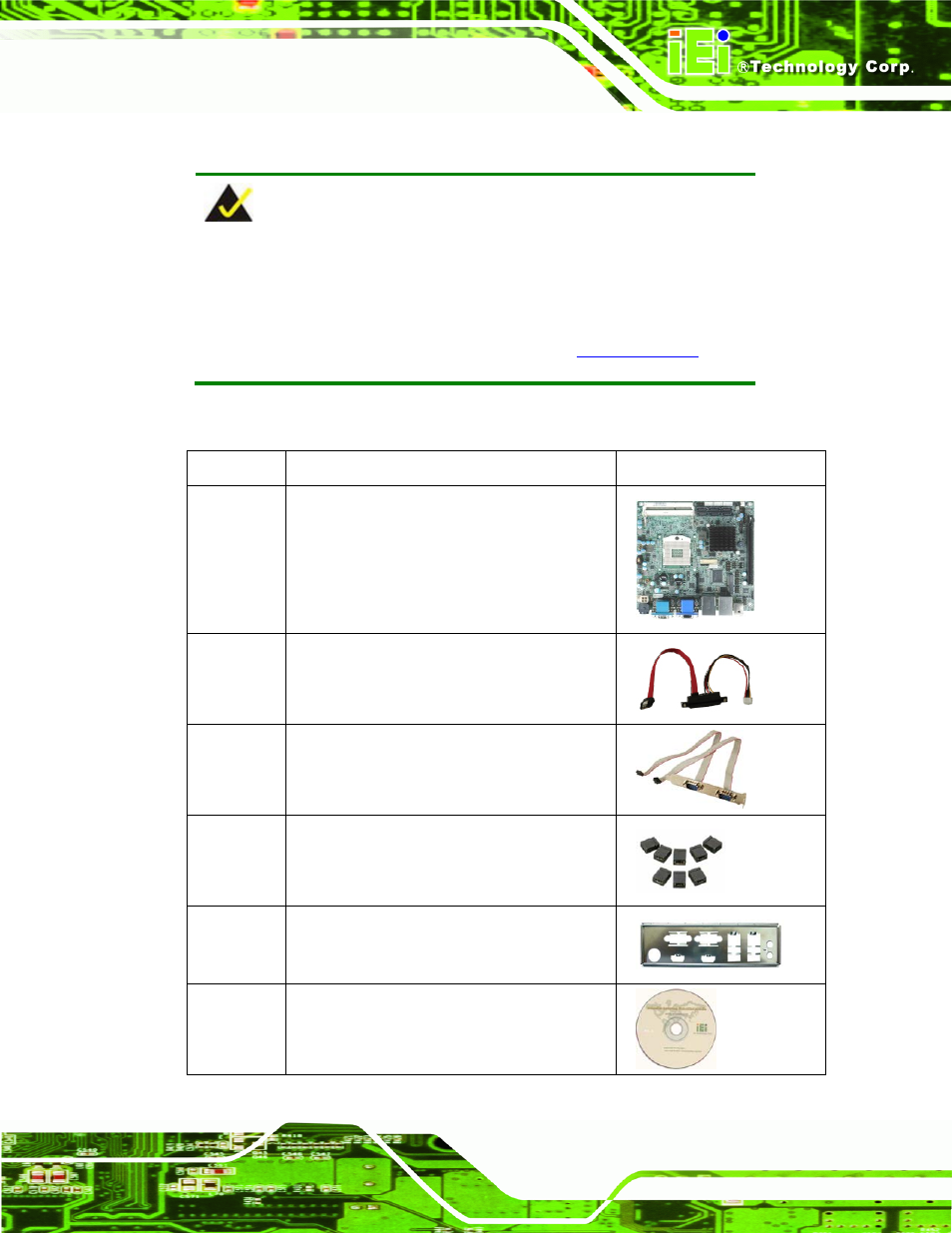 3 packing list | IEI Integration KINO-QM57A User Manual | Page 25 / 164