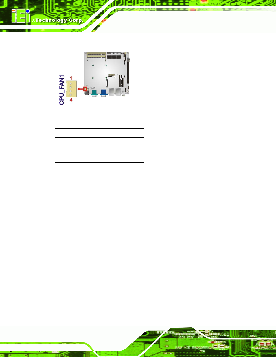 6 fan connector (system) | IEI Integration KINO-QM57A User Manual | Page 36 / 164