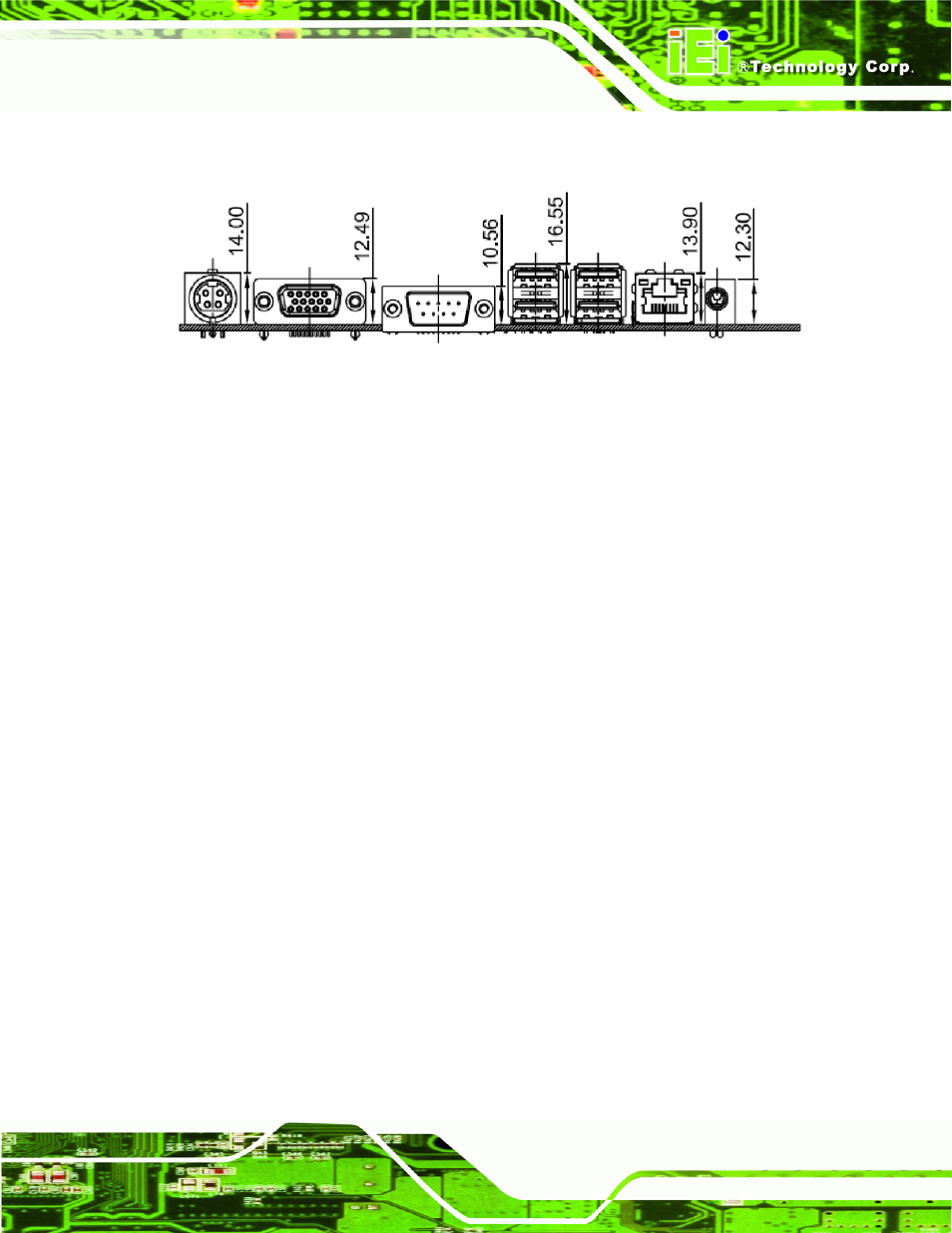Figure 1-4: rear panel | IEI Integration KINO-945GSE2 User Manual | Page 19 / 150