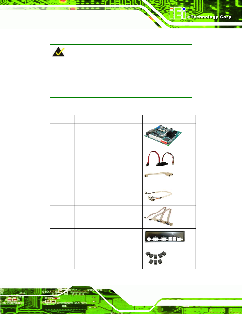 3 packing list, Acking | IEI Integration KINO-945GSE2 User Manual | Page 25 / 150