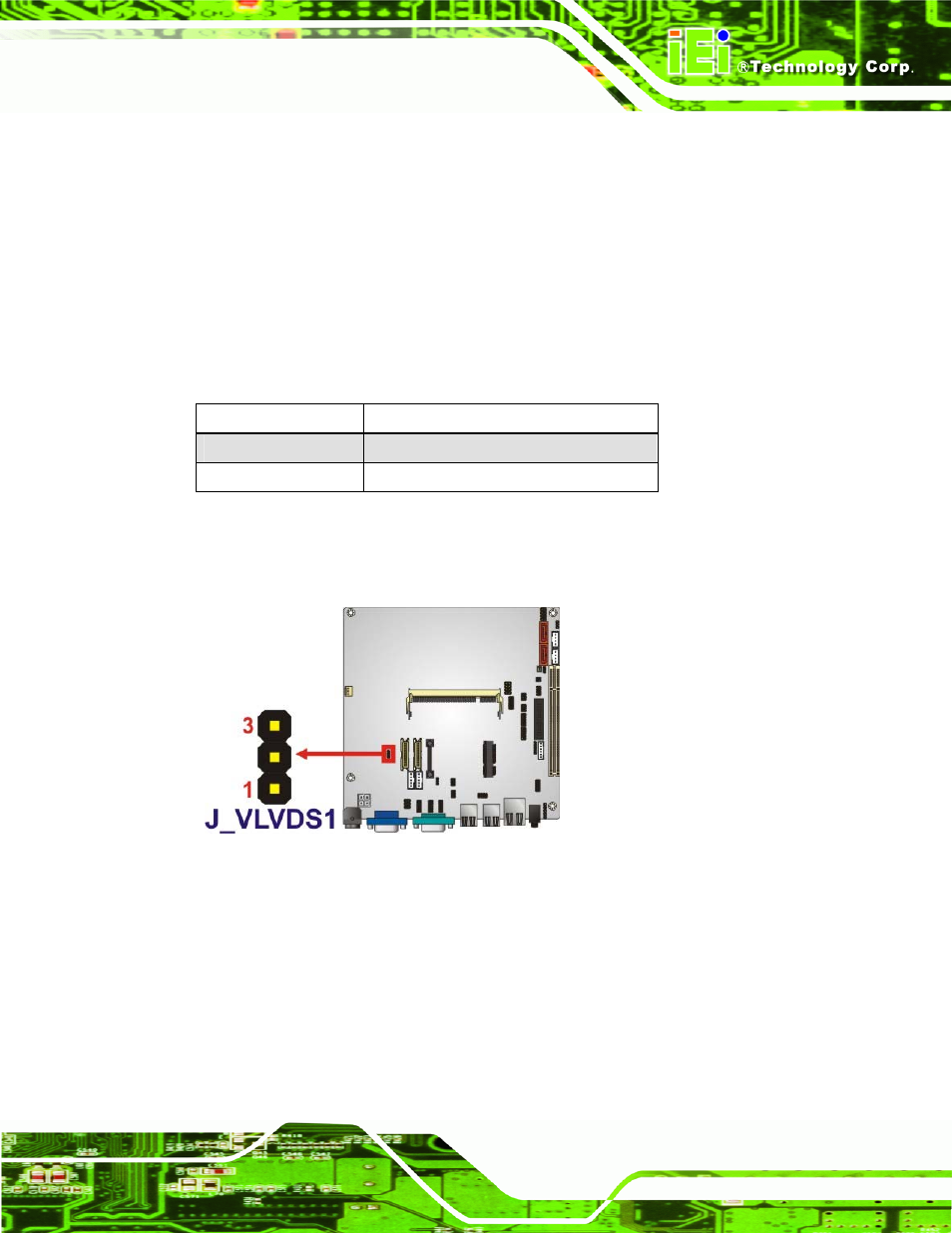 5 lvds1 voltage, 6 lvds2 voltage, Figure 4-6: lvds1 voltage selection settings | Table 4-6: lvds1 voltage selection settings | IEI Integration KINO-945GSE2 User Manual | Page 69 / 150