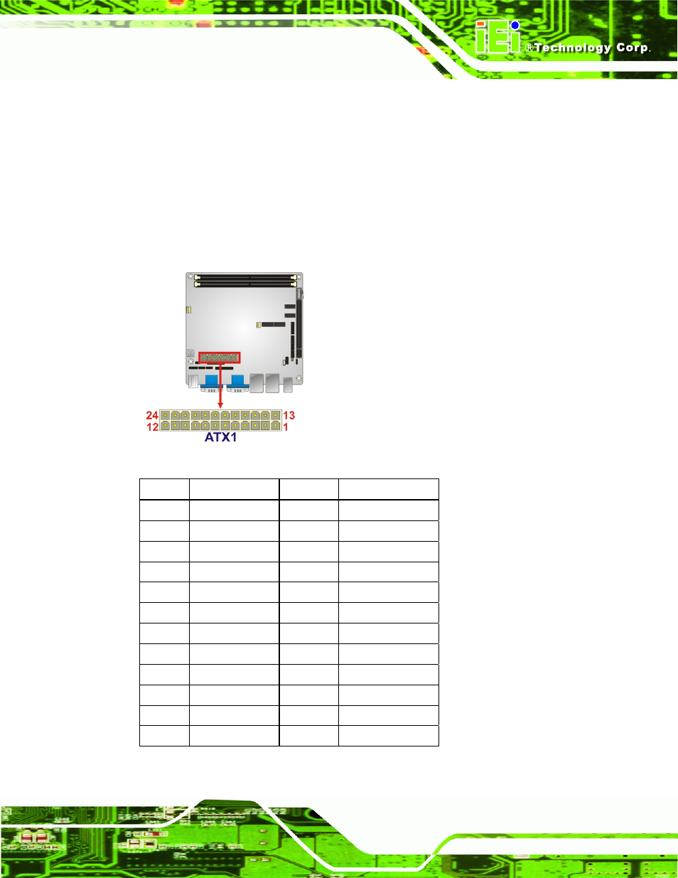 9 power connector, Figure 3-10: power connector location, Table 3-10: power connector pinouts | IEI Integration KINO-G410 v1.03 User Manual | Page 35 / 148