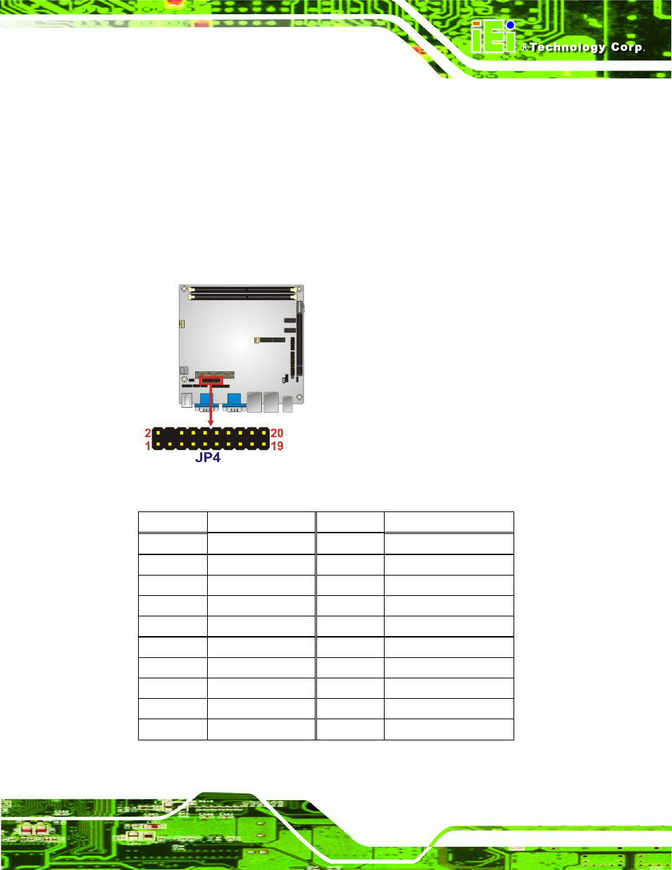 16 vga to lvds connector, Figure 3-17: vga to lvds connector location, Table 3-16: vga to lvds connector pinouts | IEI Integration KINO-G410 v1.03 User Manual | Page 41 / 148
