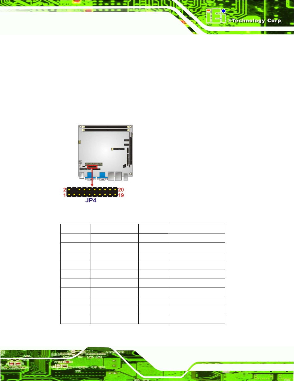 16 vga to lvds connector, Figure 3-17: vga to lvds connector location, Table 3-16: vga to lvds connector pinouts | IEI Integration KINO-G410 v2.00 User Manual | Page 41 / 151
