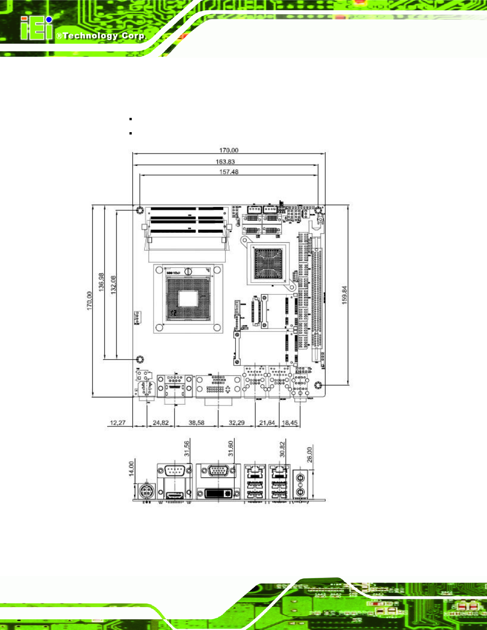 3 dimensions, Imensions, Figure 1-3: kino-hm551 dimensions (mm) | IEI Integration KINO-HM551 User Manual | Page 18 / 151