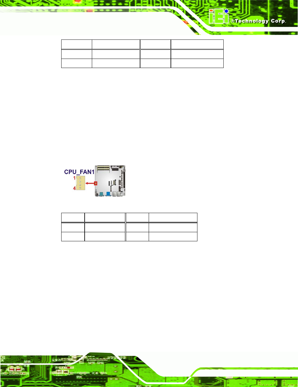 3 fan connector (cpu), 4 fan connector (system), Figure 3-4: fan connector locations | Table 3-4: digital i/o connector pinouts, Table 3-5: fan connector pinouts | IEI Integration KINO-HM551 User Manual | Page 31 / 151