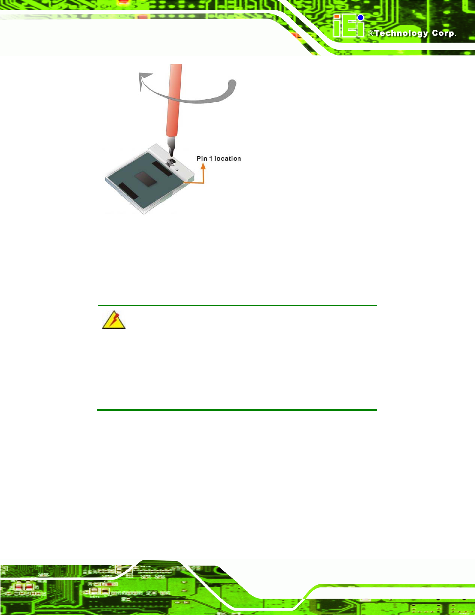 2 socket g1 cooling kit installation, Figure 4-2: lock the cpu socket retention screw | IEI Integration KINO-HM551 User Manual | Page 59 / 151