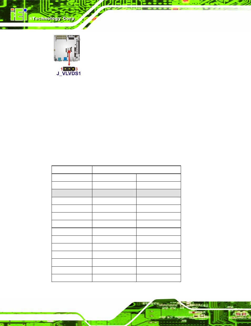 5 lvds screen resolution selection, Table 4-6: lvds screen resolution jumper settings | IEI Integration KINO-HM551 User Manual | Page 66 / 151