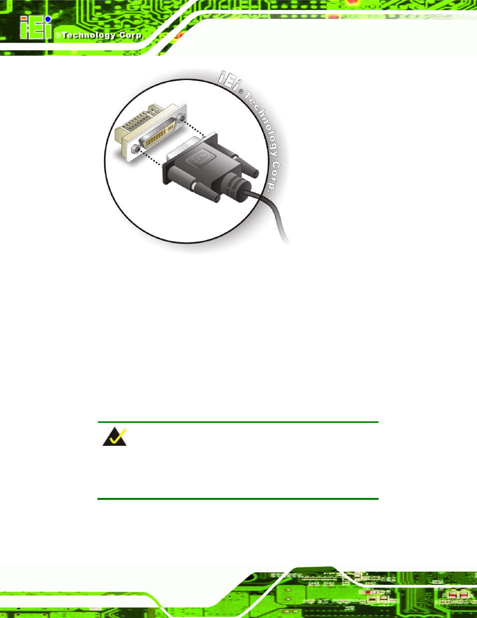 9 software installation, Oftware, Nstallation | Figure 4-20: dvi connector | IEI Integration KINO-HM551 User Manual | Page 78 / 151