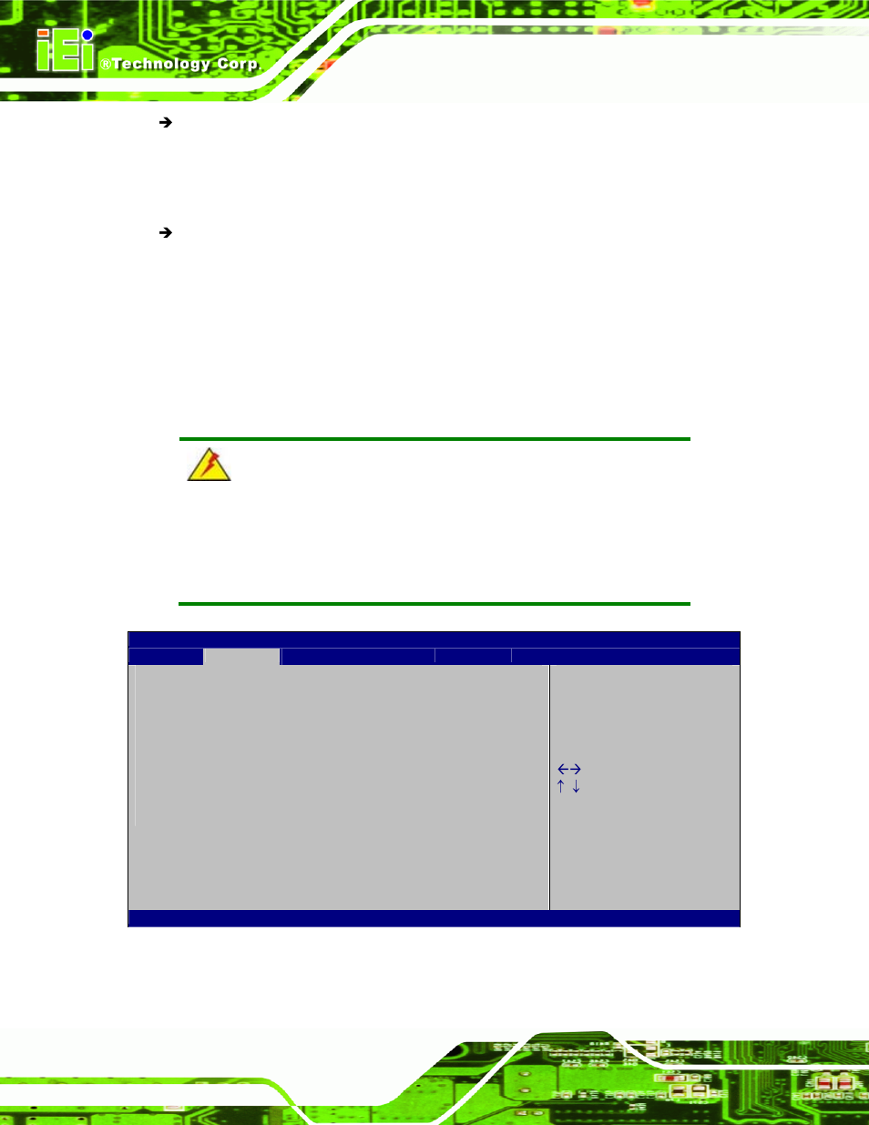 3 advanced, Dvanced, Bios menu 2: advanced | IEI Integration KINO-HM551 User Manual | Page 84 / 151