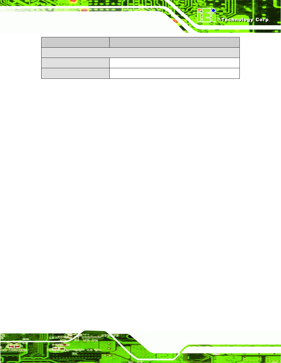 Table 1-1: technical specifications | IEI Integration KINO-PVN-D4251_D5251 User Manual | Page 23 / 146