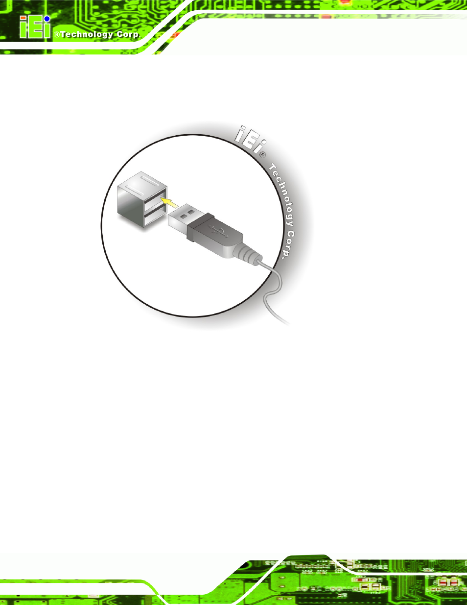 5 vga monitor connection, Figure 4-14: usb connector | IEI Integration KINO-PVN-D4251_D5251 User Manual | Page 68 / 146