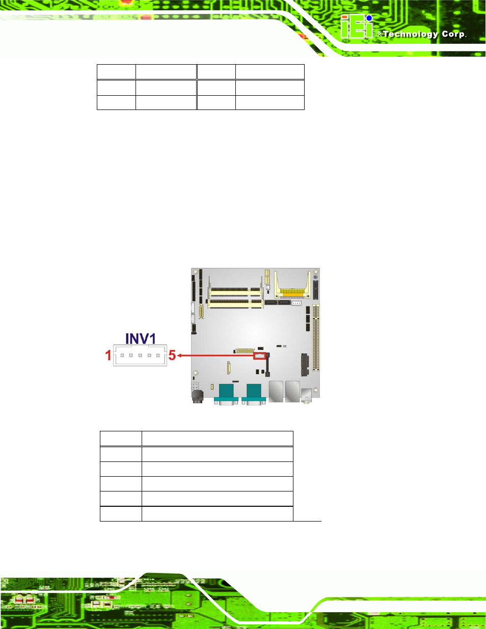 12 lvds1 backlight inverter connector | IEI Integration KINO-PV-D4252_D5252 User Manual | Page 41 / 163