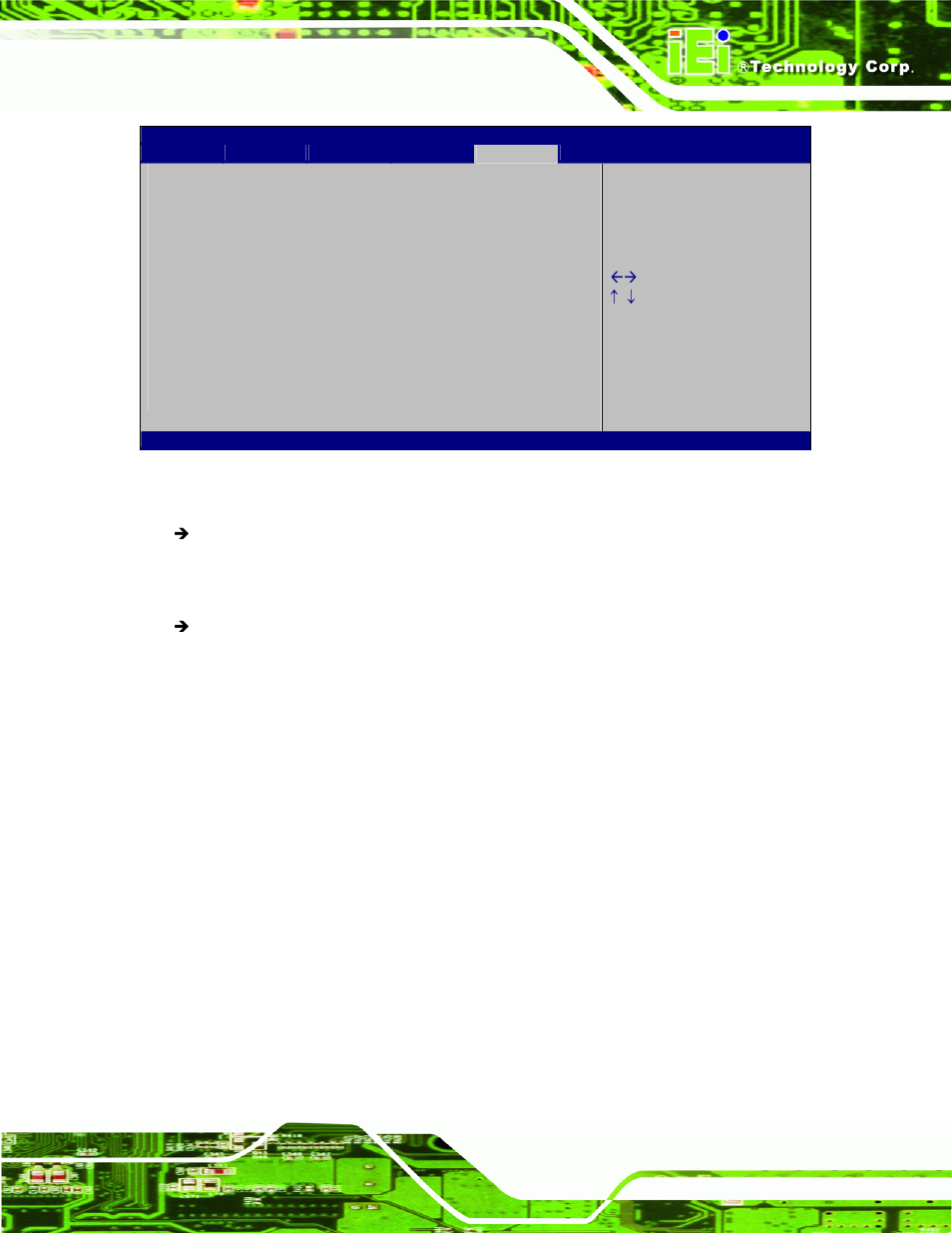 7 save & exit, Bios menu 21: security | IEI Integration KINO-QM670 v1.04 User Manual | Page 120 / 185