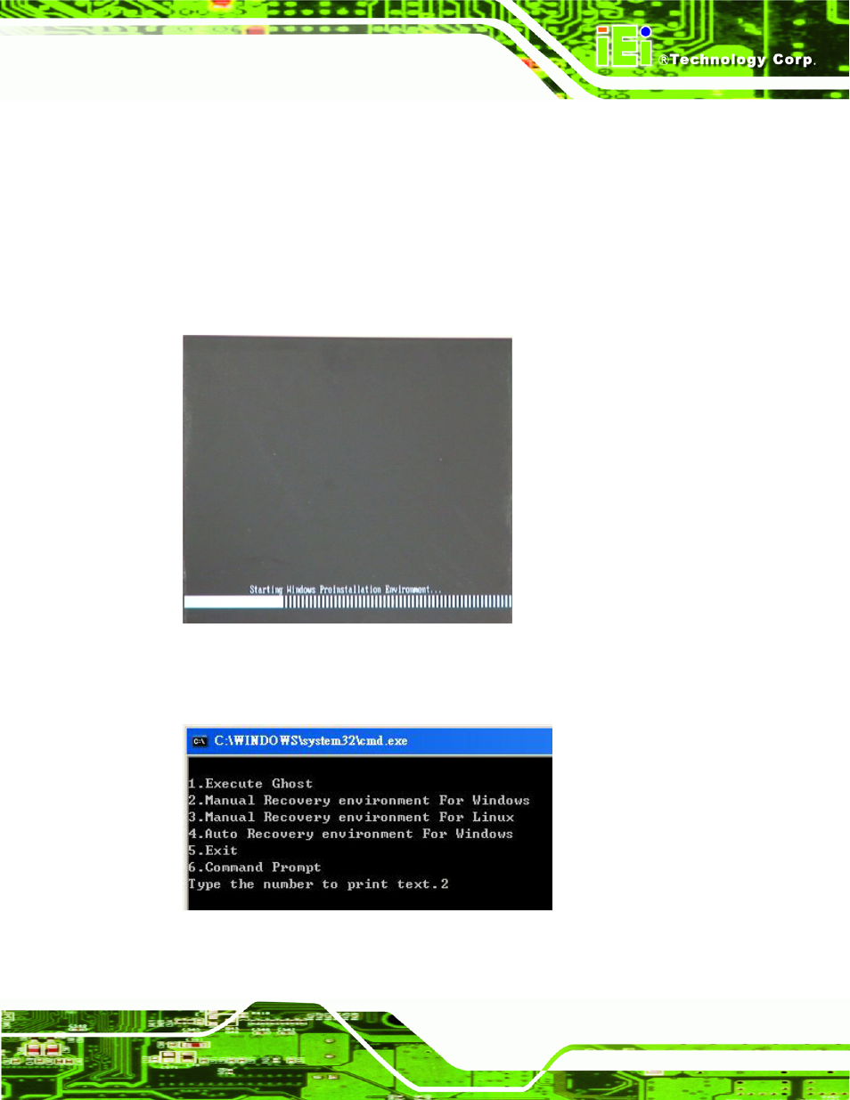 C.2.4 build-up recovery partition, Figure c-6: launching the recovery tool | IEI Integration KINO-QM670 v1.04 User Manual | Page 142 / 185