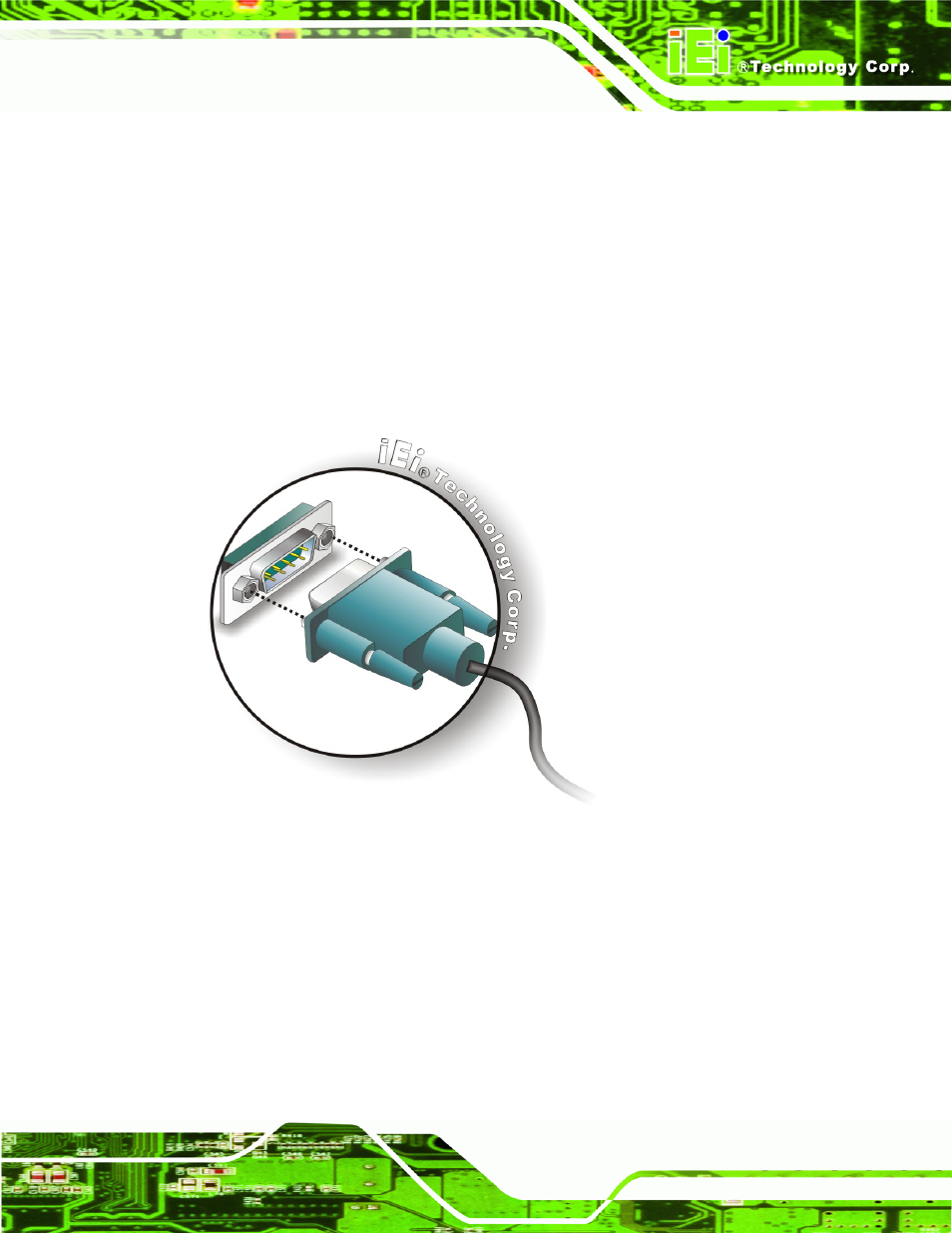 3 serial device connection, Figure 4-18: serial device connector | IEI Integration KINO-QM670 v1.04 User Manual | Page 84 / 185