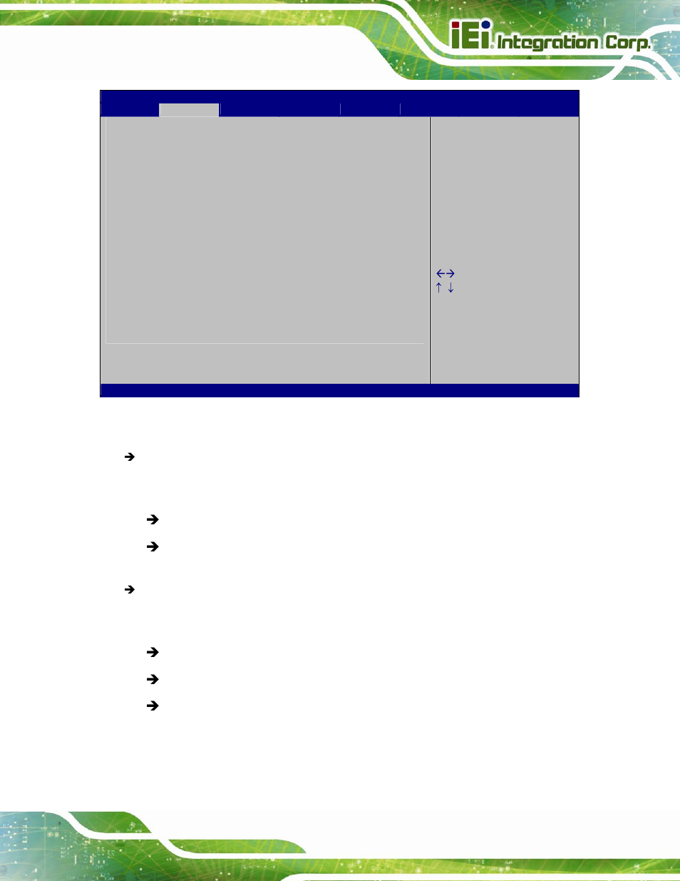 Bios menu 13: serial port console redirection | IEI Integration KINO-QM670 v2.01 User Manual | Page 108 / 186
