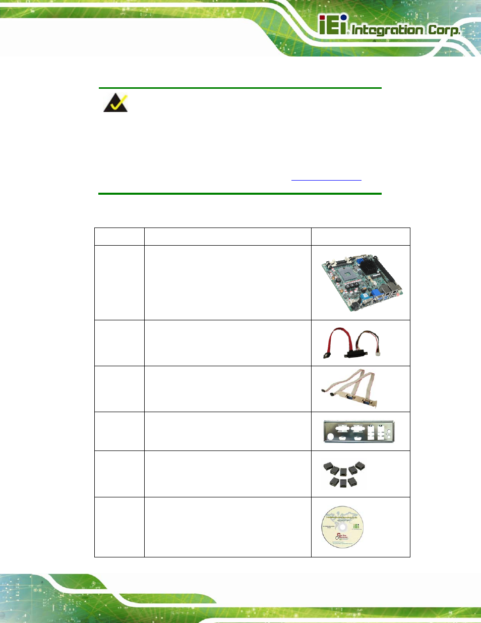 3 packing list, Acking | IEI Integration KINO-QM670 v2.01 User Manual | Page 26 / 186