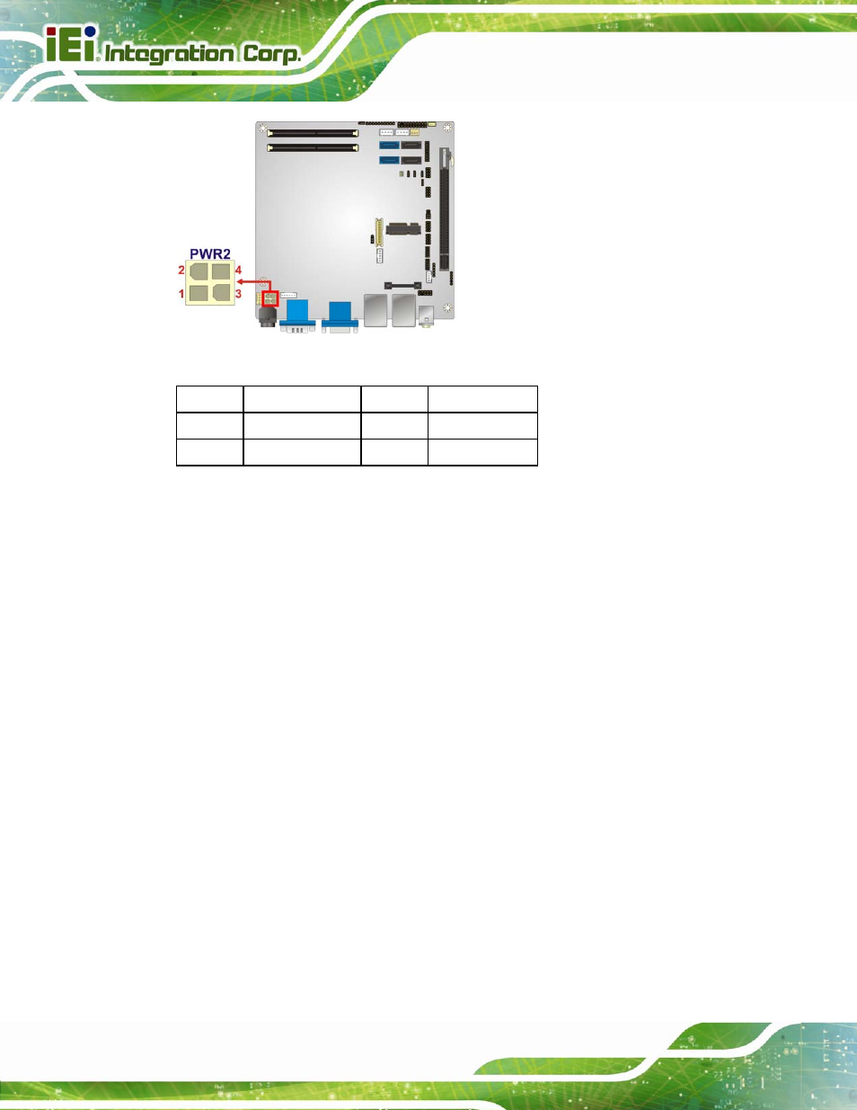 14 sata drive connectors, Figure 3-14: cpu 12v power connector location, Table 3-15: cpu 12v power connector pinouts | IEI Integration KINO-QM670 v2.01 User Manual | Page 45 / 186
