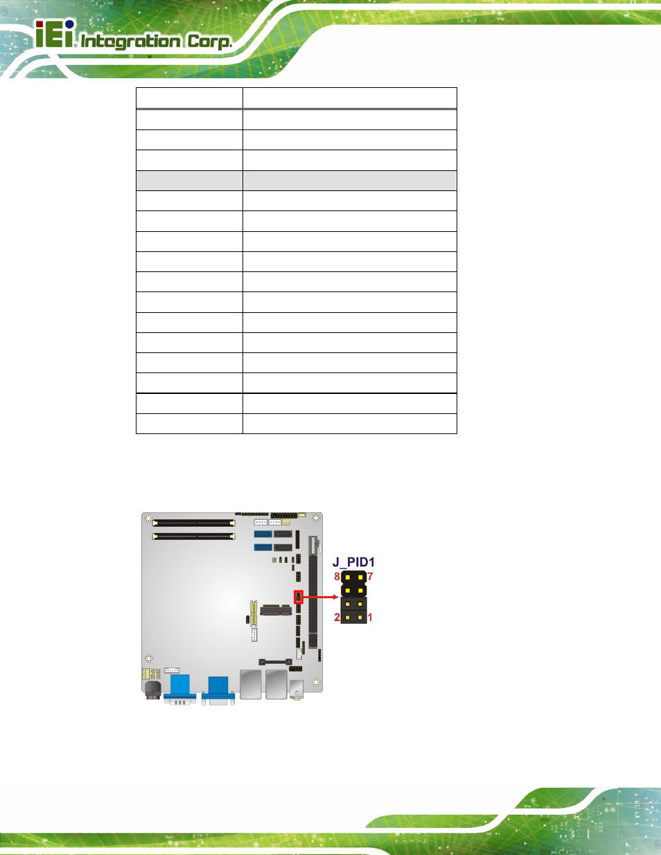 Table 4-4: lvds panel resolution jumper settings | IEI Integration KINO-QM670 v2.01 User Manual | Page 73 / 186