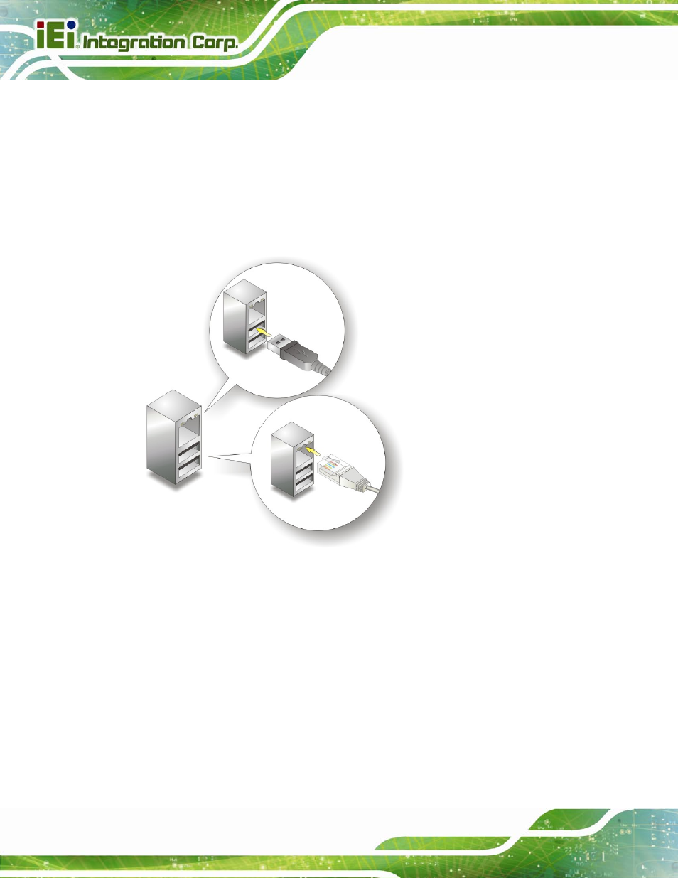 Figure 4-17: lan connection | IEI Integration KINO-QM670 v2.01 User Manual | Page 83 / 186