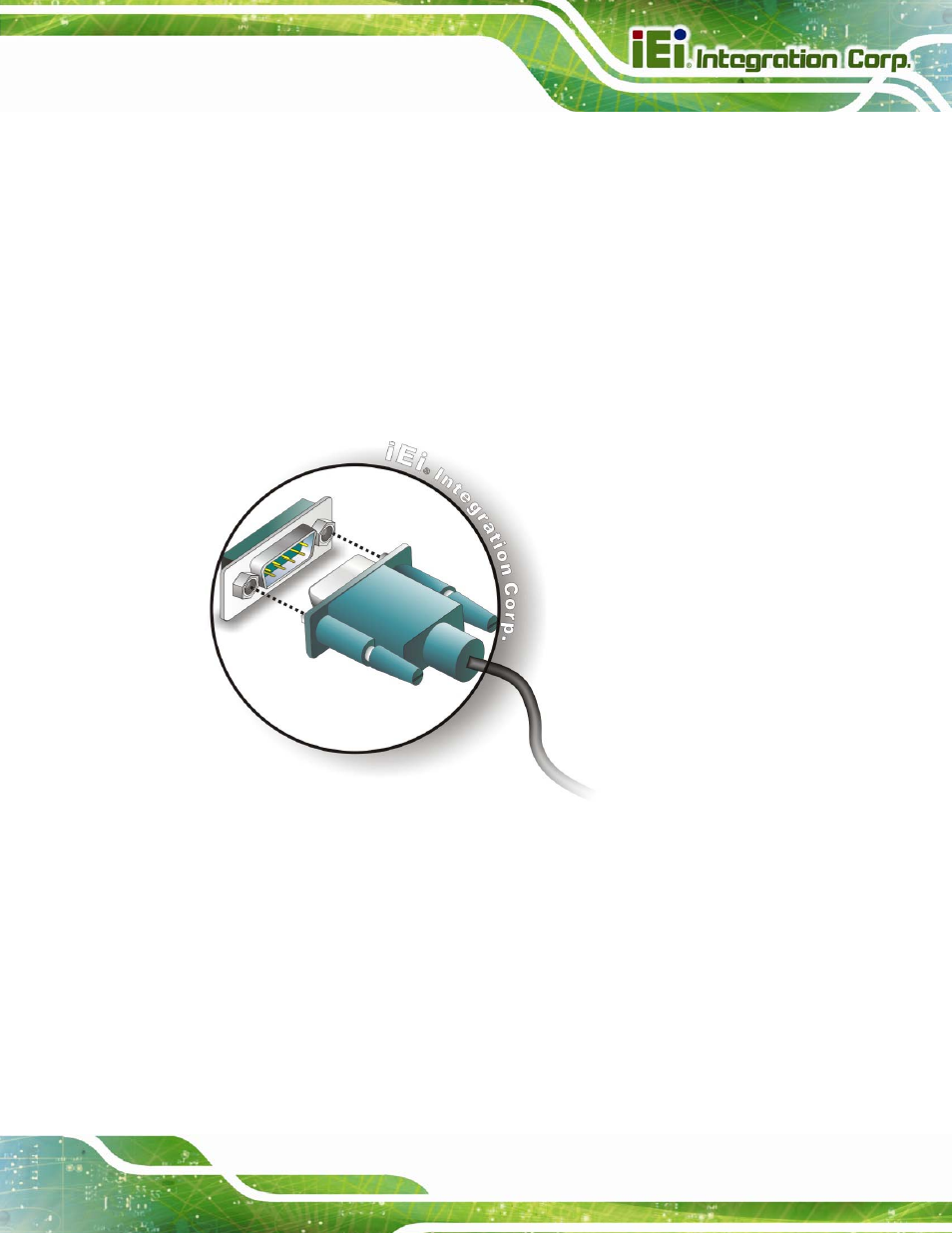 3 serial device connection, Figure 4-18: serial device connector | IEI Integration KINO-QM670 v2.01 User Manual | Page 84 / 186