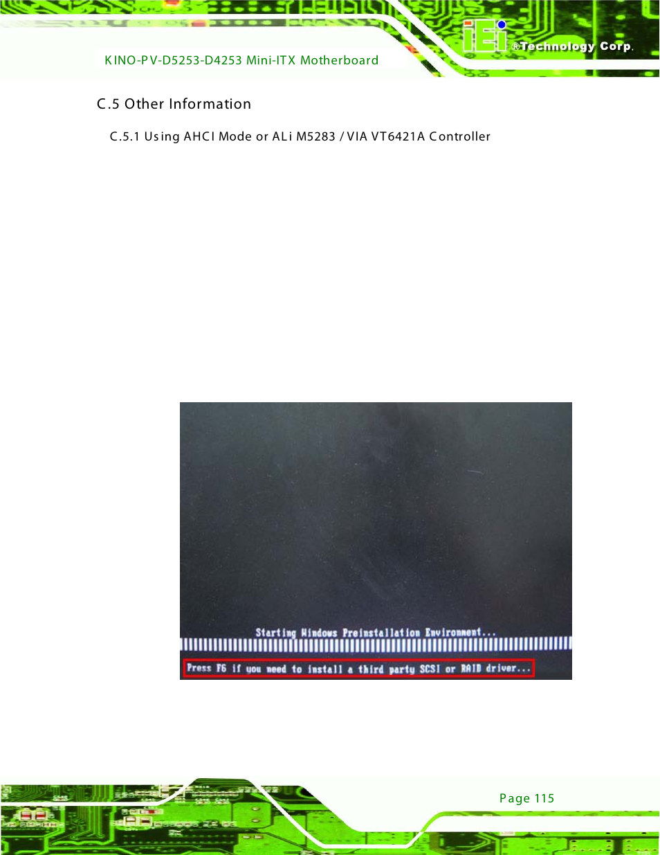 C.5 other information, C .5 other information | IEI Integration KINO-PV-D4253_D5253 User Manual | Page 127 / 139