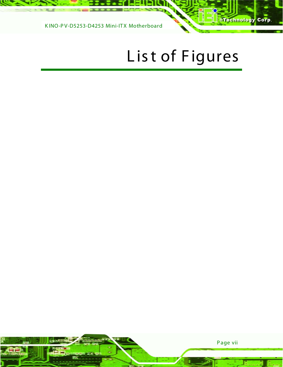 L is t of f igures | IEI Integration KINO-PV-D4253_D5253 User Manual | Page 7 / 139