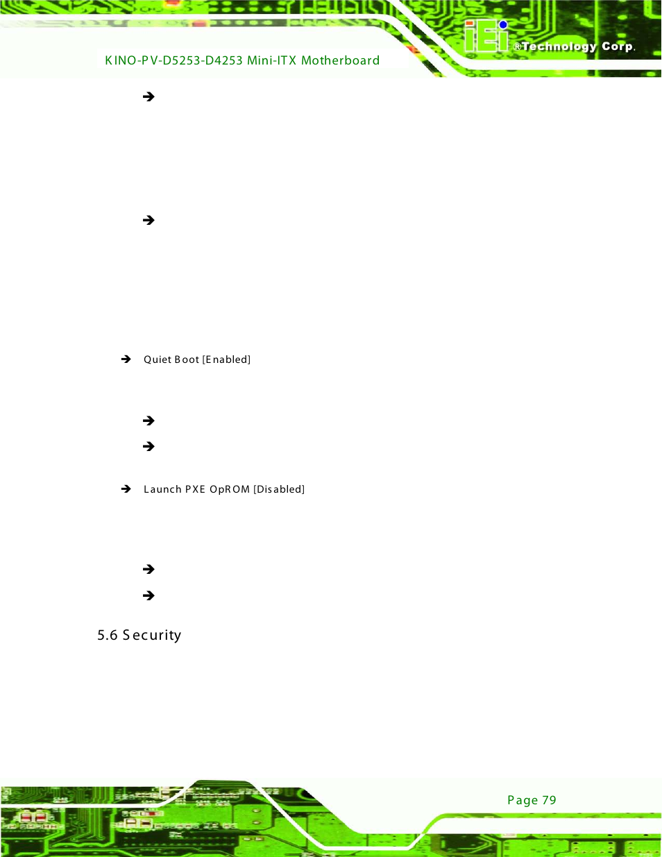 6 security, Ecurity, 6 s ecurity | IEI Integration KINO-PV-D4253_D5253 User Manual | Page 91 / 139