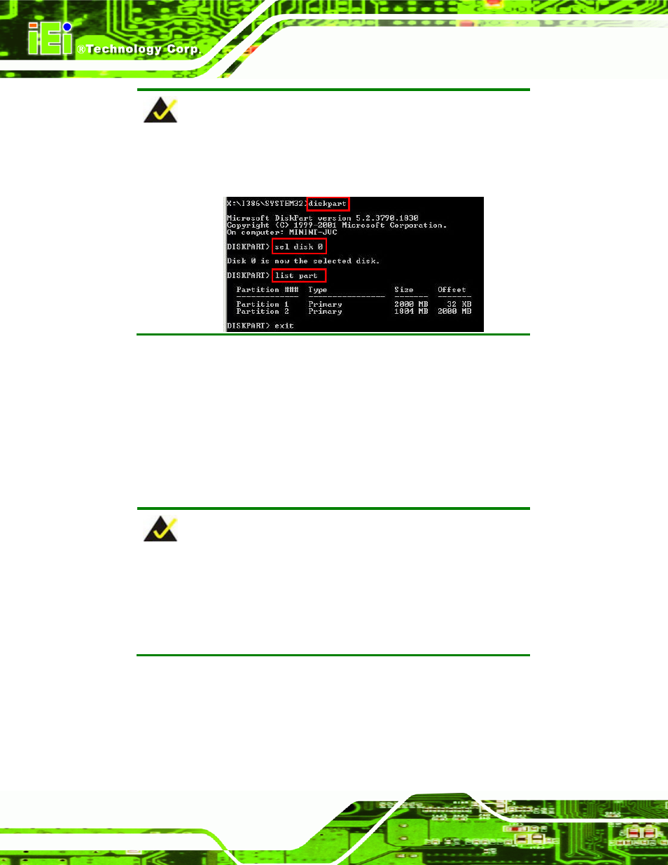 B.2.4 build-up recovery partition, On b.2.3, B.2.4 | IEI Integration KINO-DH610 User Manual | Page 132 / 162