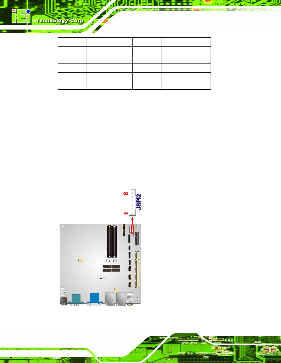 6 ec update connector, Figure 3-7: ec update connector location, Table 3-6: digital i/o connector pinouts | IEI Integration KINO-DH610 User Manual | Page 34 / 162