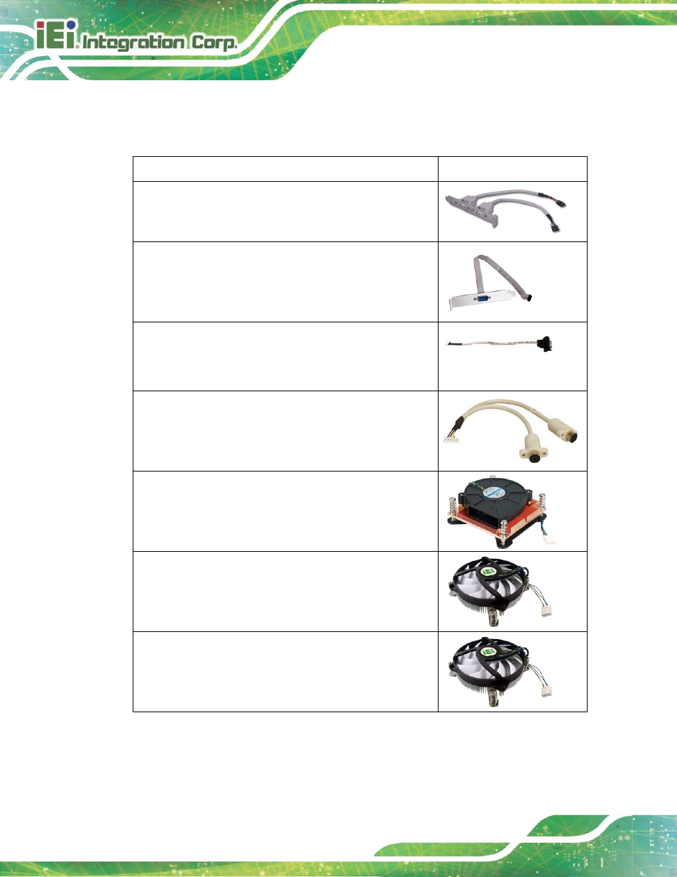 4 optional items, Ptional, Tems | IEI Integration KINO-DH810 User Manual | Page 24 / 166