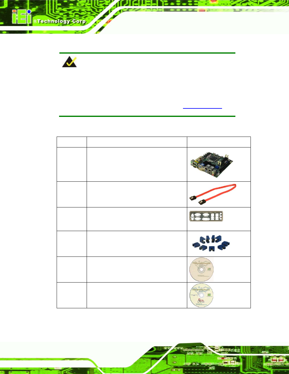 3 packing list, Acking, 3 p a c kin g lis t | IEI Integration KINO-AQ670 User Manual | Page 24 / 197