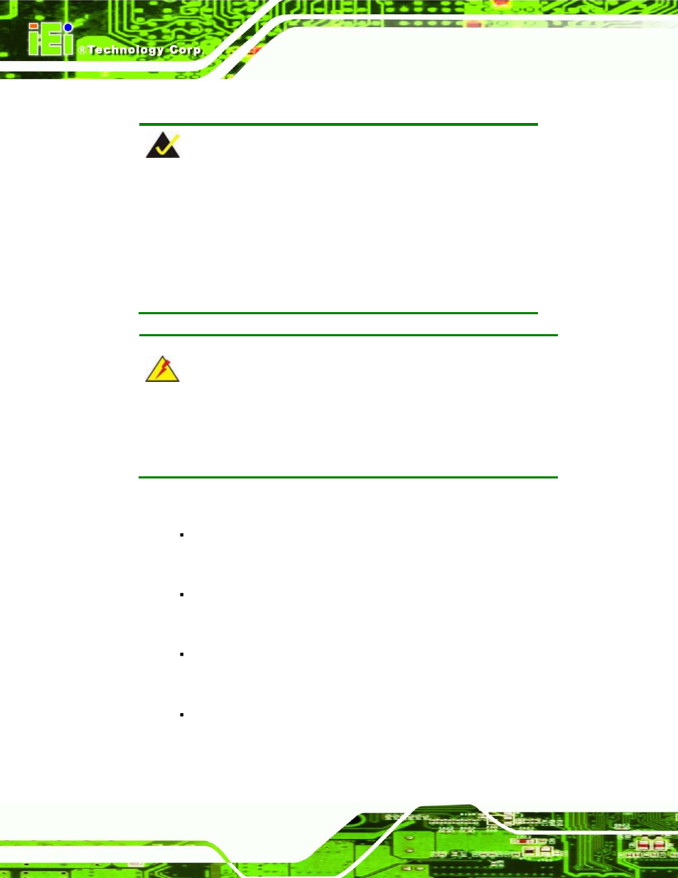 2 installation considerations, Nstallation, Onsiderations | 2 in s ta lla tio n co n s id e ra tio n s | IEI Integration KINO-AQ670 User Manual | Page 54 / 197