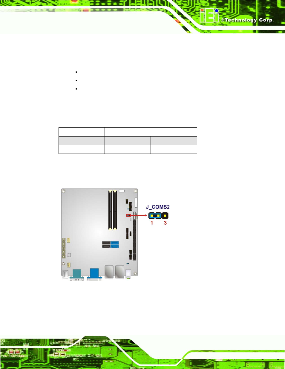 3 wol mode select jumper, Figure 4-10: clear cmos jumper location, Table 4-3: clear cmos jumper settings | IEI Integration KINO-AQ670 User Manual | Page 63 / 197