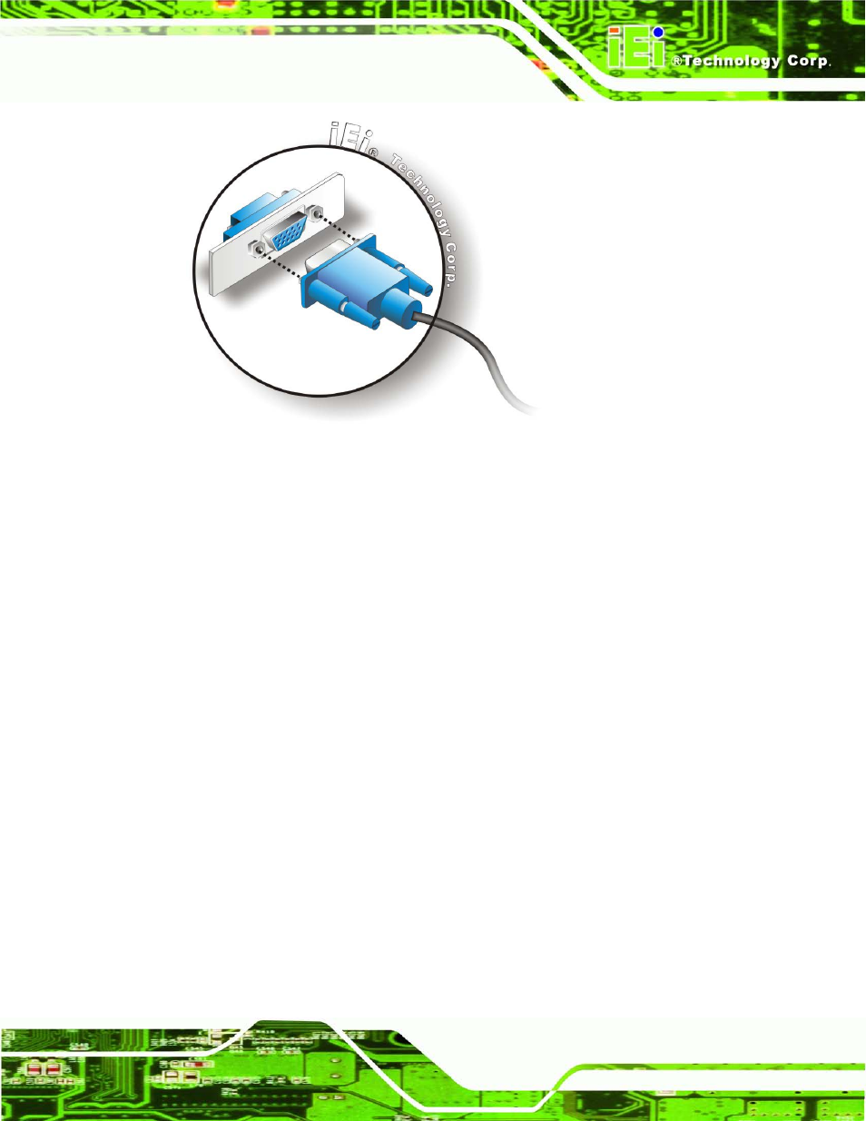 7 intel® amt setup procedure, Ntel, Etup | Rocedure, Figure 4-20: vga connector, 7 in te l | IEI Integration KINO-AQ670 User Manual | Page 73 / 197