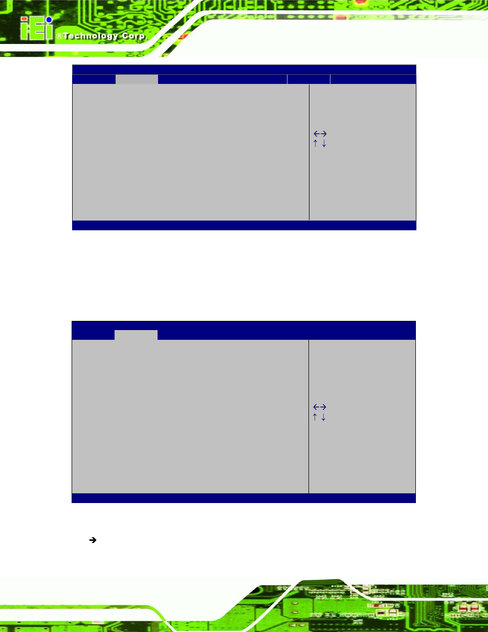 6 usb configuration, Bios menu 8: intel txt(lt) configuration, Bios menu 9: usb configuration | IEI Integration KINO-AQ670 User Manual | Page 86 / 197