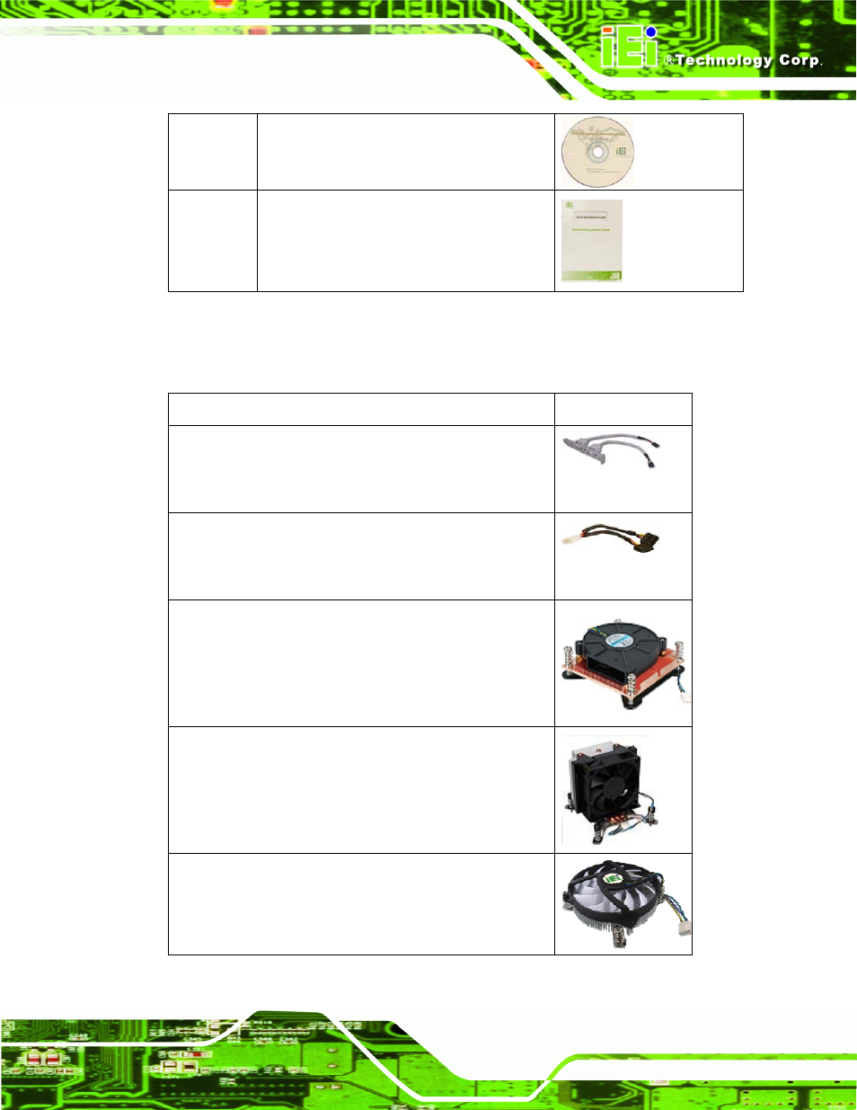 4 optional items, Ptional, Tems | IEI Integration KINO-AH612 User Manual | Page 22 / 165