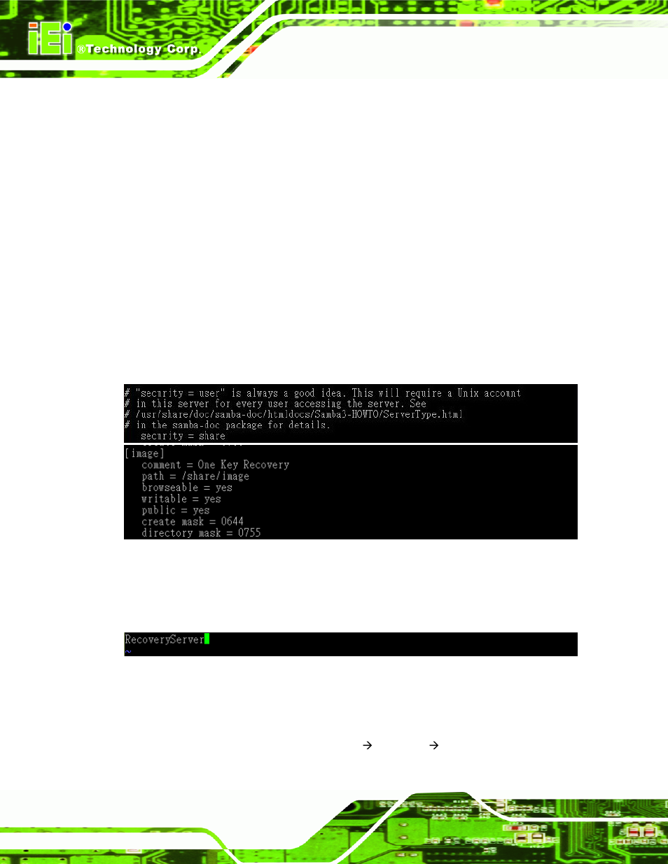 B.6.6 setup a client system for auto recovery | IEI Integration KINO-AH611 User Manual | Page 148 / 165
