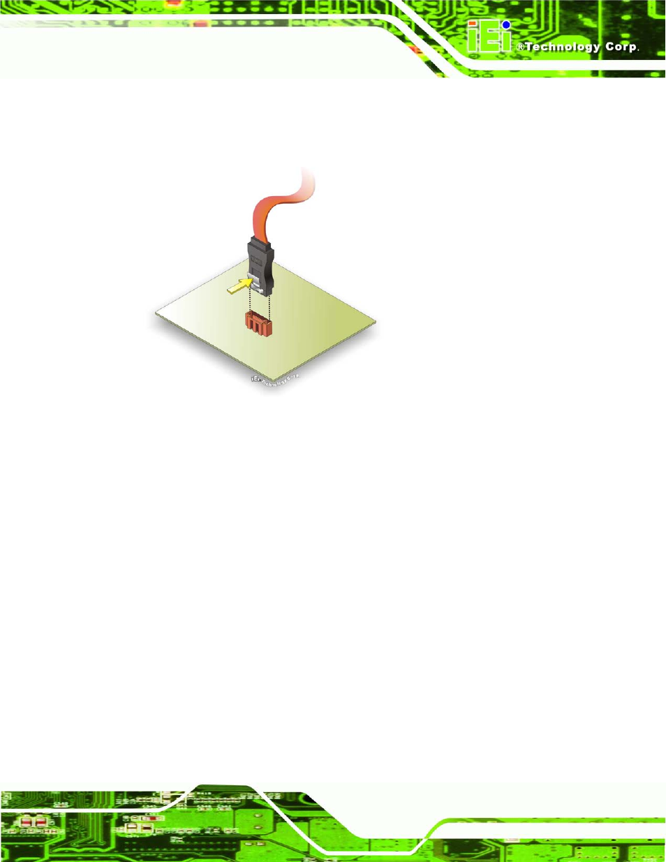 Figure 4-4: sata drive cable connection | IEI Integration KINO-CVR-D25502_N26002 User Manual | Page 59 / 167