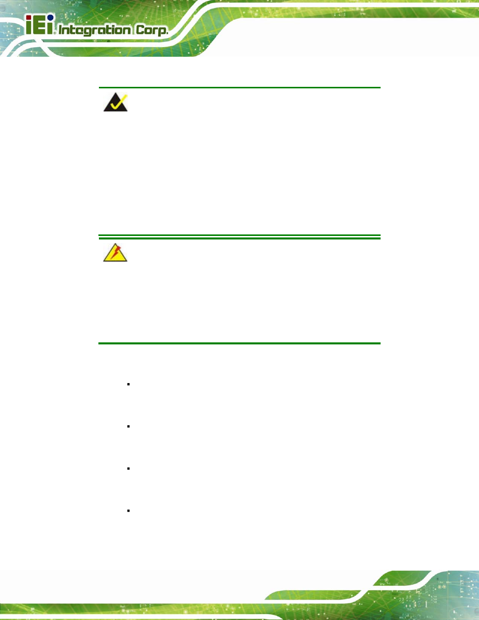 2 installation considerations, Nstallation, Onsiderations | IEI Integration KINO-CV-D25501_N26001 User Manual | Page 62 / 167